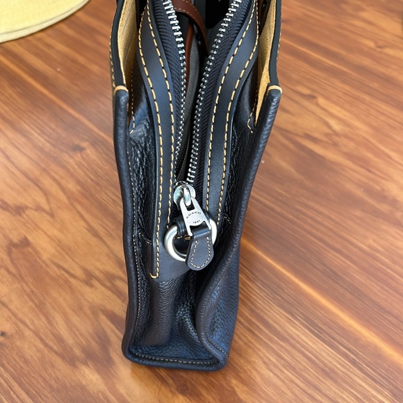 COACH.  NEW!!! briefcase in leather. Black - Picture 8 of 9